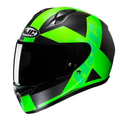 Hjc c10 tez green - hjc, full